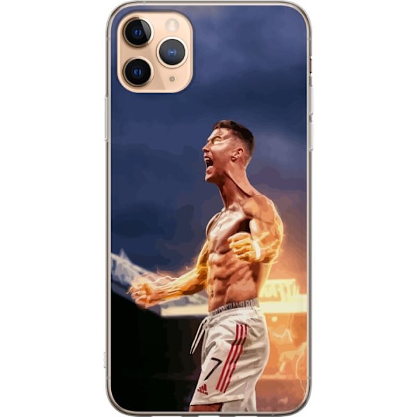 Apple iPhone 11 Pro Max Läpinäkyvä kuori Cristiano Ronaldo