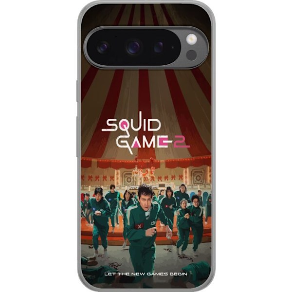 Google Pixel 9 Pro XL Genomskinligt Skal Squid Game