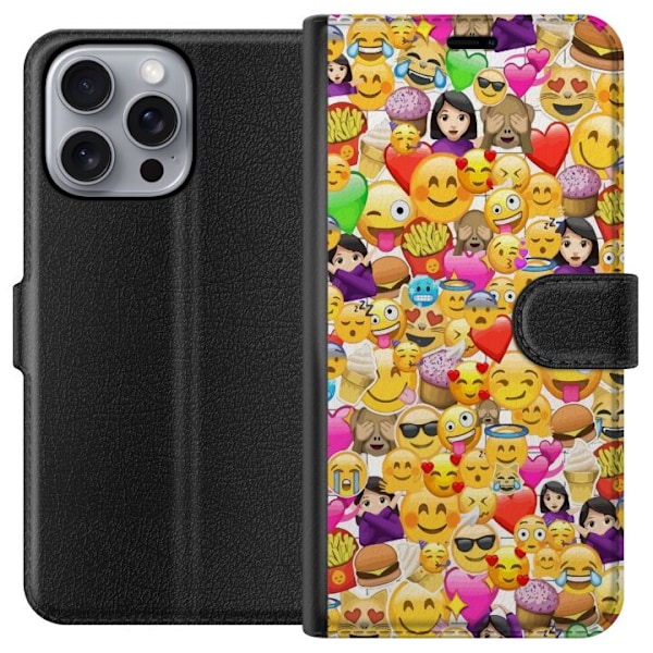 Apple iPhone 16 Pro Max Lommeboketui Emoji