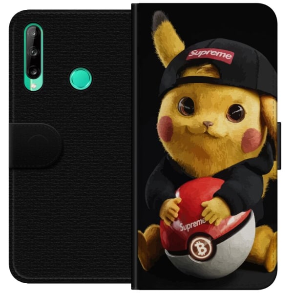 Huawei P40 lite E Lommeboketui Pikachu Supreme