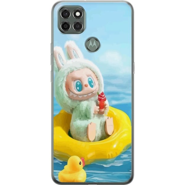 Motorola Moto G9 Power Läpinäkyvä kuori Labubu Macaron-sarj