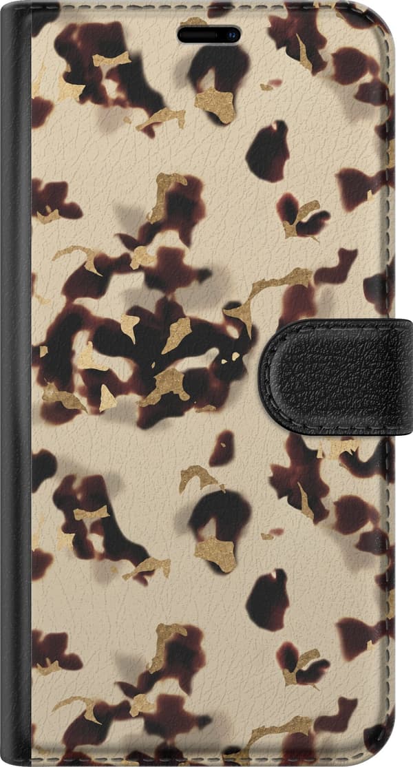 Kompatibelt Plånboksfodral till Apple iPhone 12 mini Beige sköldpaddsgrafik beige