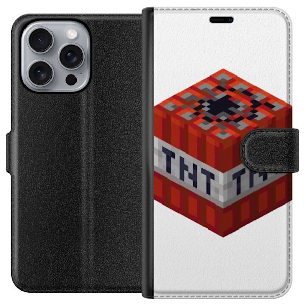 Apple iPhone 16 Pro Max Tegnebogsetui Minecraft TNT