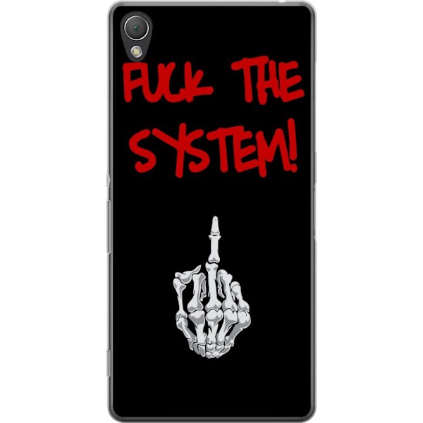 Sony Xperia Z3 Gennemsigtig cover Fuck System