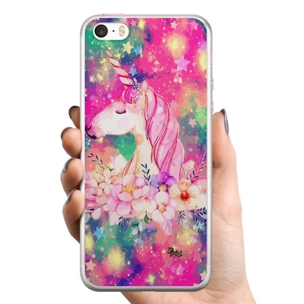 Apple iPhone 5s TPU Mobilskal Unicorn Enhörning