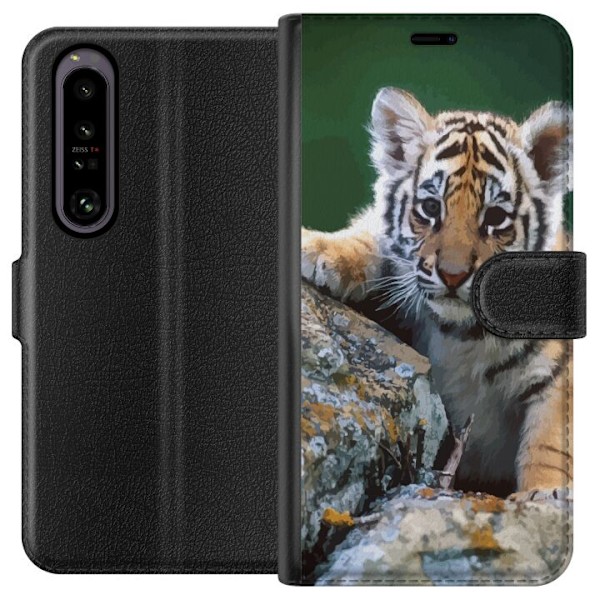 Sony Xperia 1 IV Tegnebogsetui Tiger