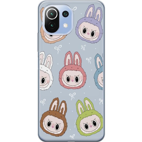 Xiaomi Mi 11 Lite Läpinäkyvä kuori Tähtikuvioitu hirviöas