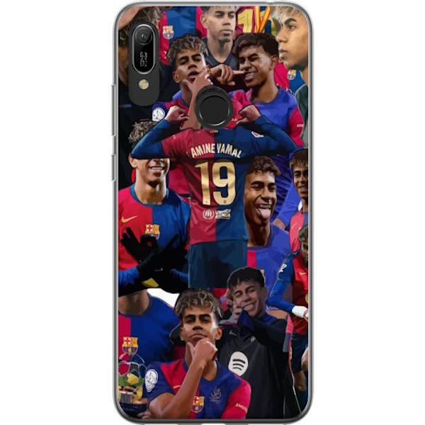 Huawei Y6 (2019) Läpinäkyvä kuori Lamine Yamal mobiilikotelo jalkapallofaneille