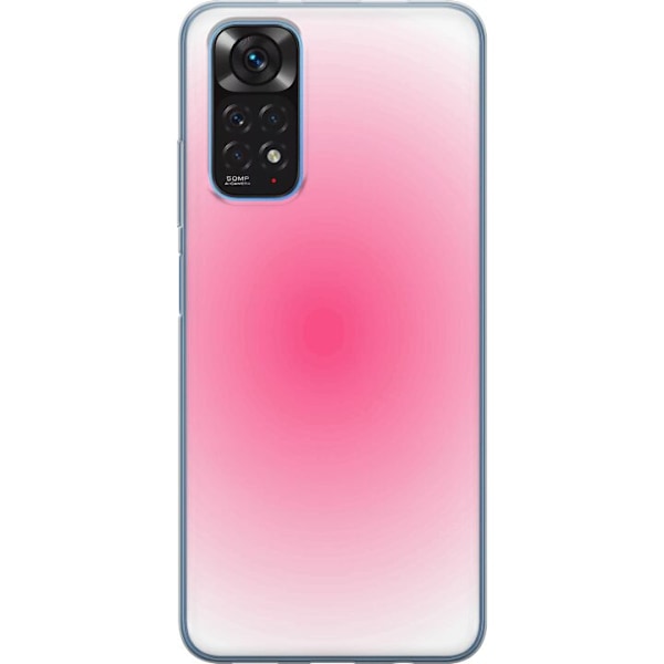 Xiaomi Redmi Note 11 Läpinäkyvä kuori Pinkki Pilvi