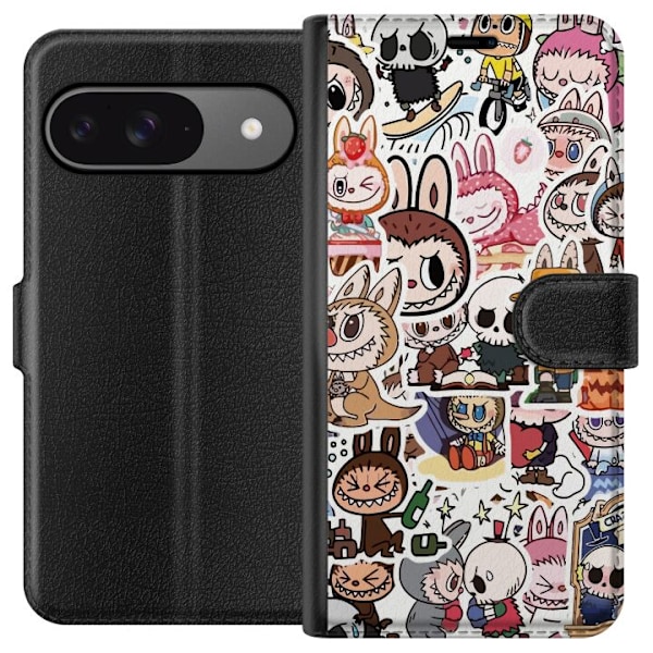 Google Pixel 9 Pro Plånboksfodral Labubu All-Stars – POP MA