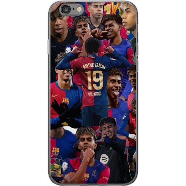 Apple iPhone 6 Läpinäkyvä kuori Lamine Yamal mobiilikotelo jalkapallofaneille
