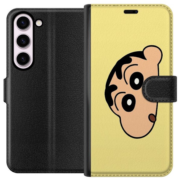 Samsung Galaxy S23 Tegnebogsetui Peeking Shinchan