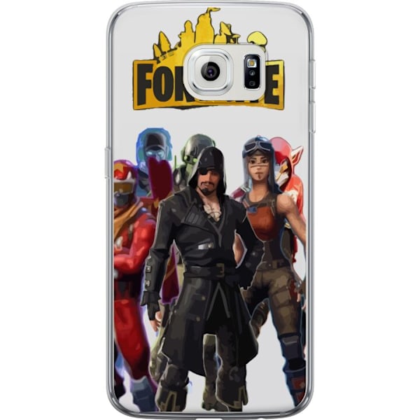 Samsung Galaxy S6 edge Gennemsigtig cover Fortnite