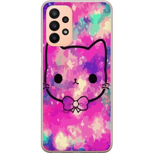 Kompatibelt Mobildeksel til Samsung Galaxy A23 Katt