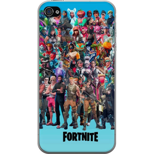 Apple iPhone 4s Läpinäkyvä kuori Fortnite