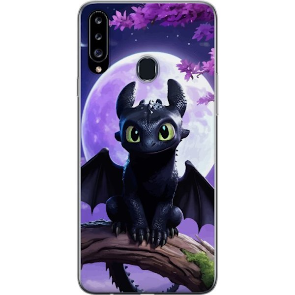 Samsung Galaxy A20s Genomskinligt Skal Draktränaren How to Train Your Dragon