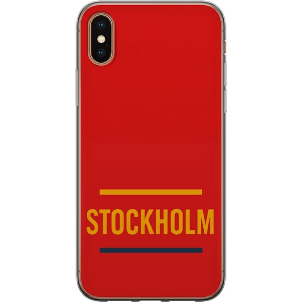 Apple iPhone X Genomskinligt Skal Stockholm – Hockey