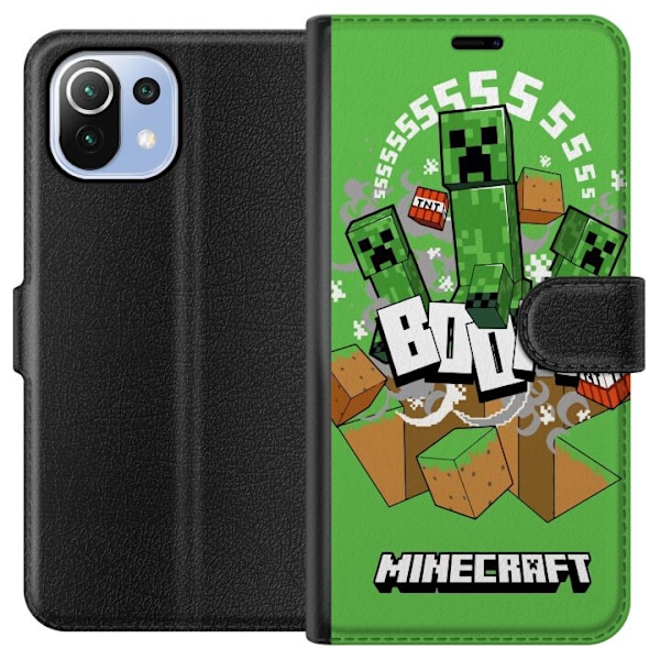 Xiaomi Mi 11 Lite Plånboksfodral Minecraft Boom