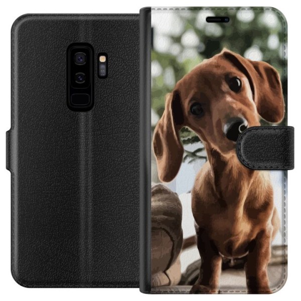 Samsung Galaxy S9+ Plånboksfodral Yngre Hund