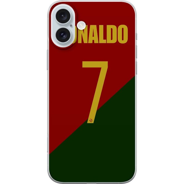 Apple iPhone 16 Plus Läpinäkyvä kuori Ronaldo