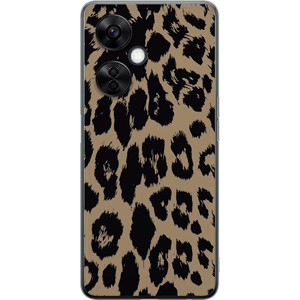 OnePlus Nord CE3 Läpinäkyvä kuori Leopard