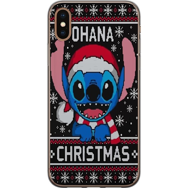 Apple iPhone X Läpinäkyvä kuori Hyvää Joulua