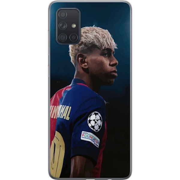 Samsung Galaxy A71 Läpinäkyvä kuori Lamine Yamal - Barcelon