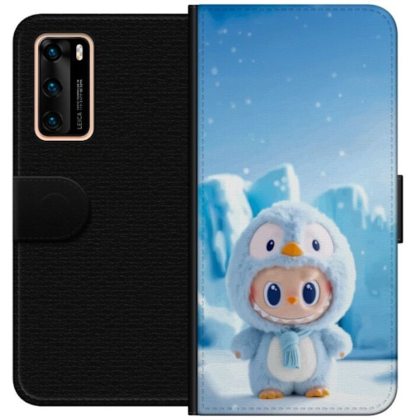 Huawei P40 Lompakkokotelo musta ritari fortnite