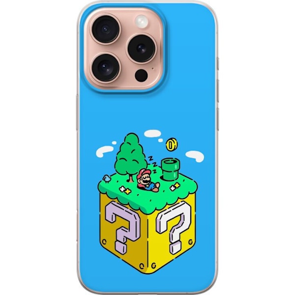 Apple iPhone 16 Pro Gennemsigtig cover Super Mario