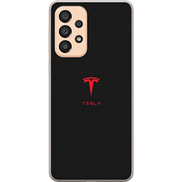 Samsung Galaxy A33 5G Gennemsigtig cover Tesla