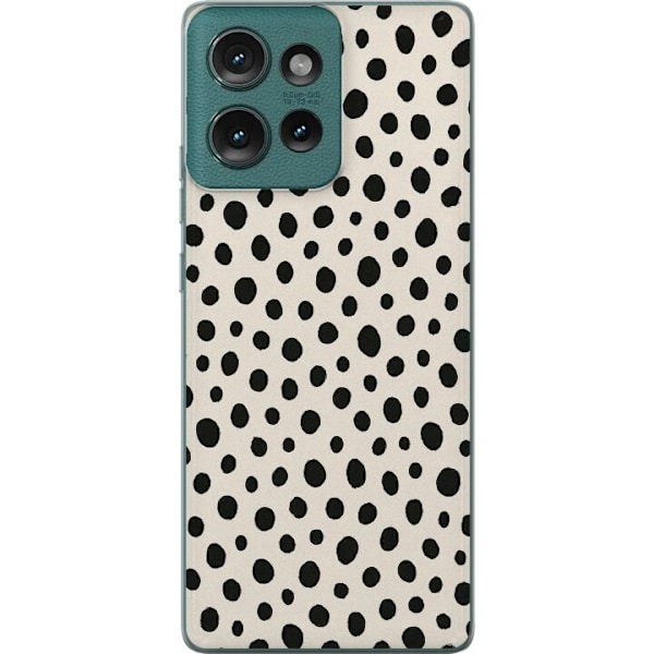 Motorola Edge 50 Genomskinligt Skal Dot Dance