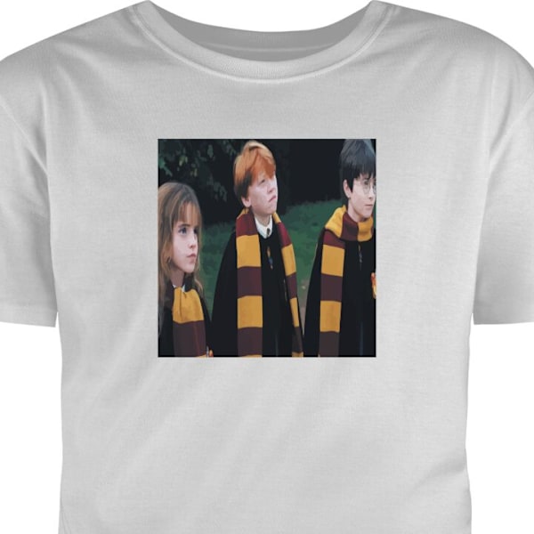 Børne T-shirt | Behagelig T-shirt til Børn Harry Potter grå 5-6 År