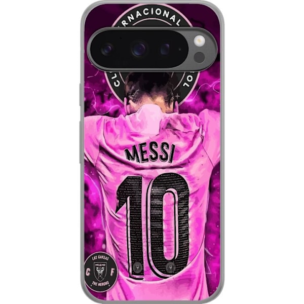 Google Pixel 9 Pro XL Läpinäkyvä kuori Lionel Messi (Inter