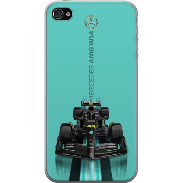 Apple iPhone 4 Gennemsigtig cover Mercedes F1