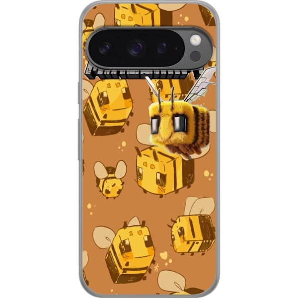 Google Pixel 9 Pro XL Läpinäkyvä kuori Minecraft Bi