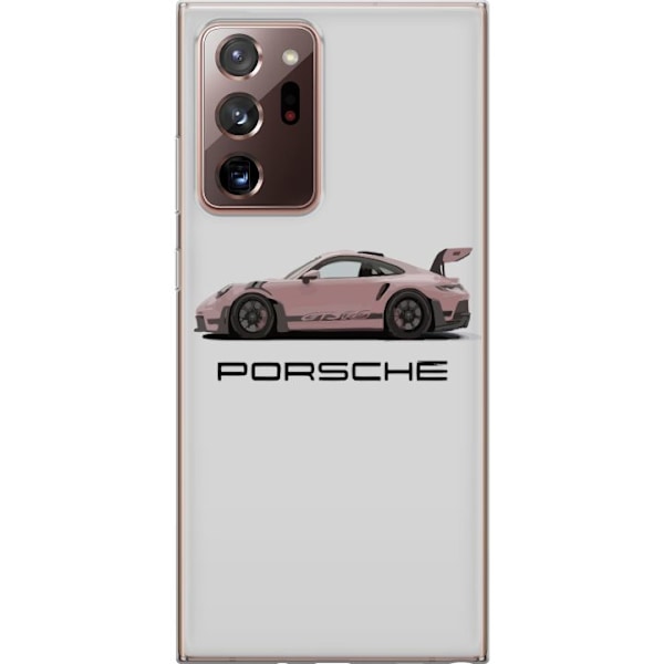 Samsung Galaxy Note20 Ultra Gennemsigtig cover Porsche 911 Pin