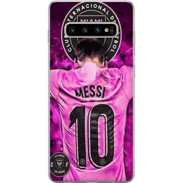 Samsung Galaxy S10+ Genomskinligt Skal Messi