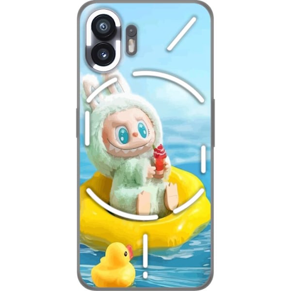 Nothing Phone (2) Genomskinligt Skal Labubu Stripe Attack –