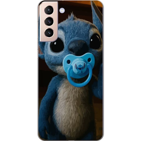 Samsung Galaxy S21 Läpinäkyvä kuori Stitch & Napp - vauvateema söpöllä hahmolla