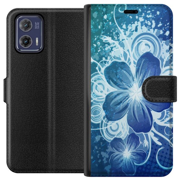 Motorola Moto G73 Tegnebogsetui Blomst