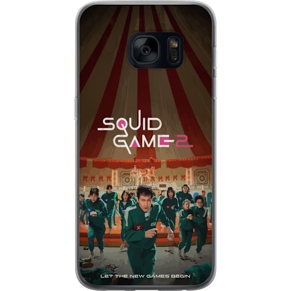 Samsung Galaxy S7 Gennemsigtig cover Squid Game