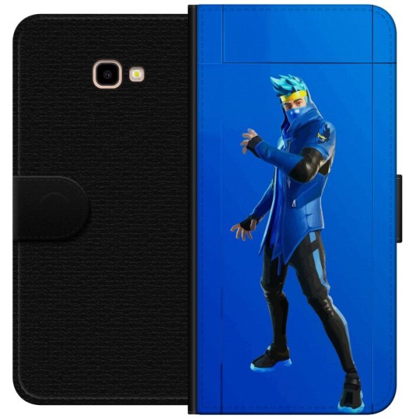 Samsung Galaxy J4+ Lommeboketui Fortnite - Ninja Blue