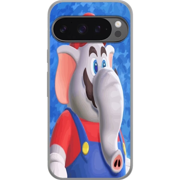 Google Pixel 9 Pro XL Gennemsigtig cover Super Mario Undere