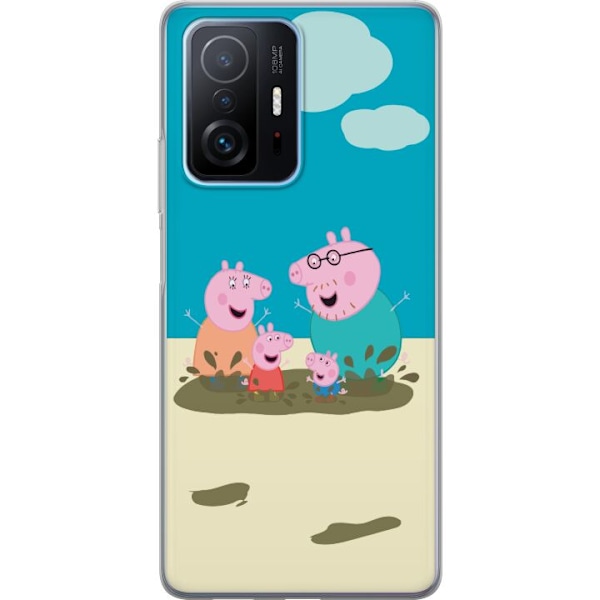 Xiaomi 11T Pro Läpinäkyvä kuori Greta Possu Perhe Jori Muta