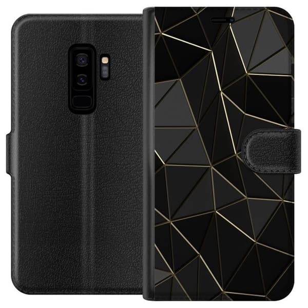 Kompatibel Tegnebogsetui til Samsung Galaxy S9+ Midnat