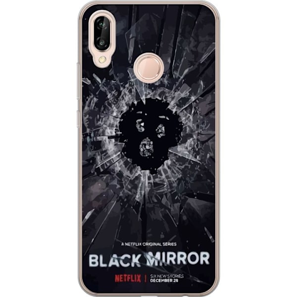 Huawei P20 lite Läpinäkyvä kuori Black Mirror Sci-Fi Netfli