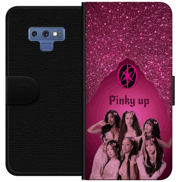 Kompatibelt Plånboksfodral till Samsung Galaxy Note9 KATSEYE Pinky Up rosa