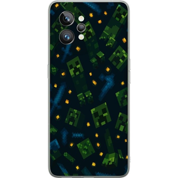 Realme GT2 Pro Läpinäkyvä kuori Minecraft Dungeons Mob
