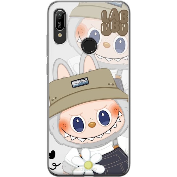 Huawei Y6 (2019) Läpinäkyvä kuori Labubu Minimal Mood - Yks