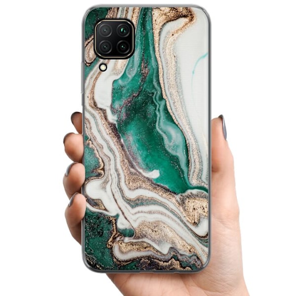Huawei P40 lite TPU Matkapuhelimen kuori Vihreä